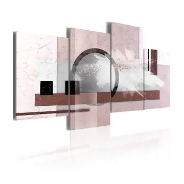 Tavla Arkiio Abstraktion Med En Pärla 80x45