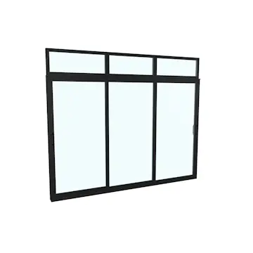 Skjutdörr med Överljus Landskap Robust Året Runt 3-del