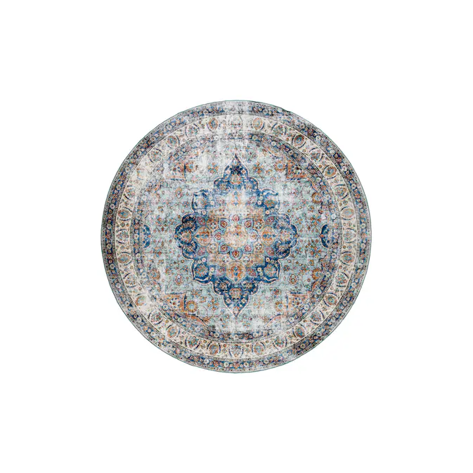 Flatvävd KM Carpets Tarfaya Medallion Rund