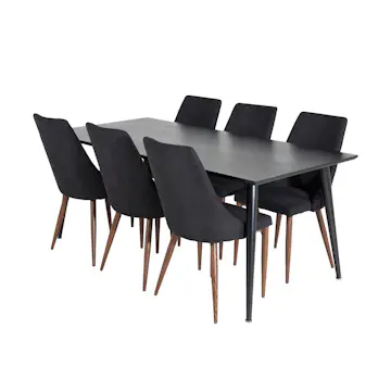 Matgrupp Venture Home Dipp med 6 Leone Stolar