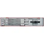 Hylssats 9 delars med 3/8 fäste och T-handtag Teng Tools TTXTB09