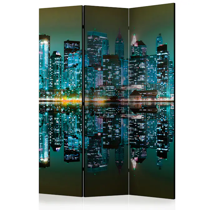 Rumsavdelare Skärmvägg Arkiio Gold Reflections NYC 135x172 cm