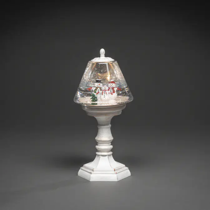 Lykta Julfigur Gnosjö Konstsmide Vattenfylld Lampa med Snögubbe