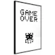 Poster Artgeist Affisch Game Over