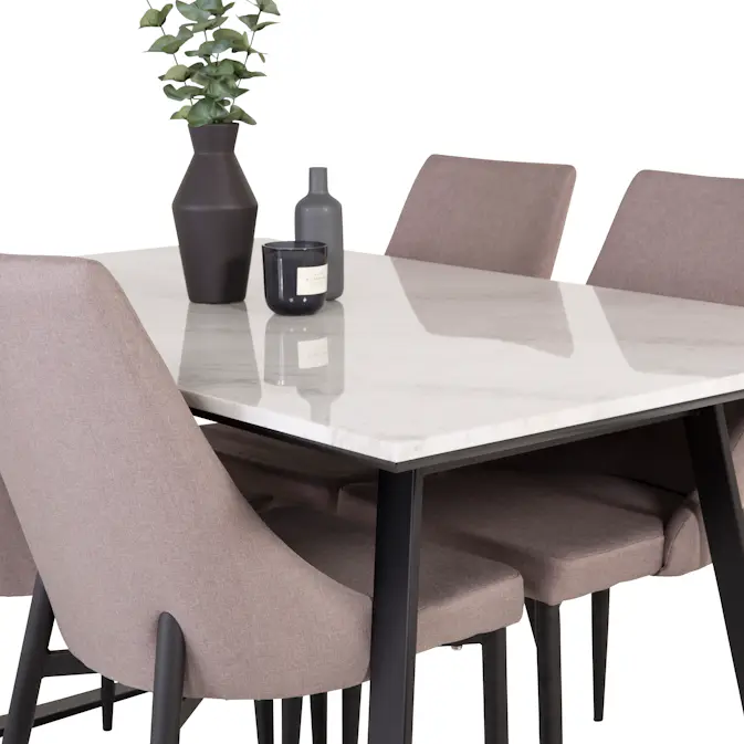 Matgrupp Venture Home Estelle 140 med 4 Laura Stolar