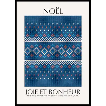 Poster Gallerix Noel Blue No1
