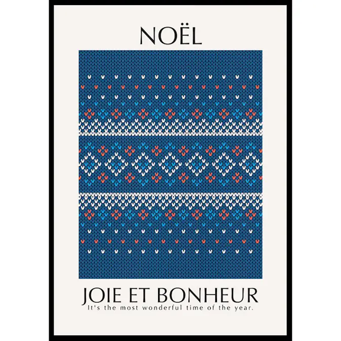 Poster Gallerix Noel Blue No1
