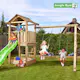Lektorn Jungle Gym House inkl. Swing Modul X'tra och rutschkana