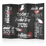 Rumsavdelare Skärmvägg Arkiio Perfect Day II 225x172 cm