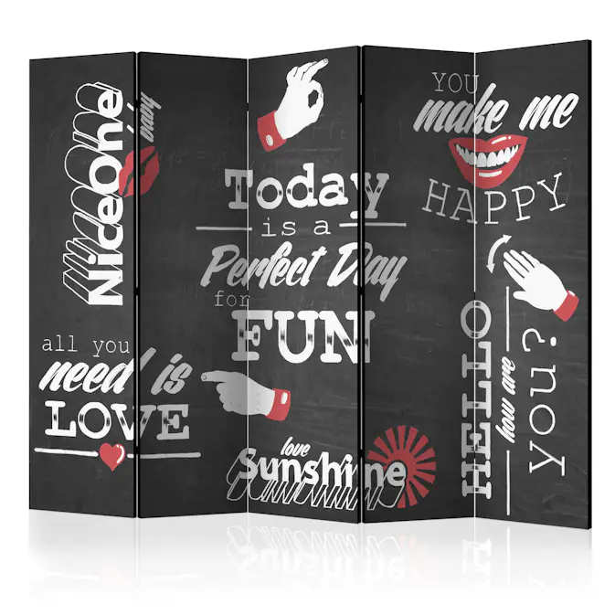 Rumsavdelare Skärmvägg Arkiio Perfect Day II 225x172 cm