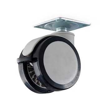 Länkhjul Habo 1175 med Broms 75 mm