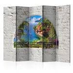 Rumsavdelare Skärmvägg Arkiio Window in Paradise II 225x172 cm