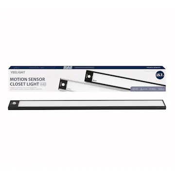 Lampa med Rörelsesensor Yeelight Closet Light, Svart- Smart Belysning