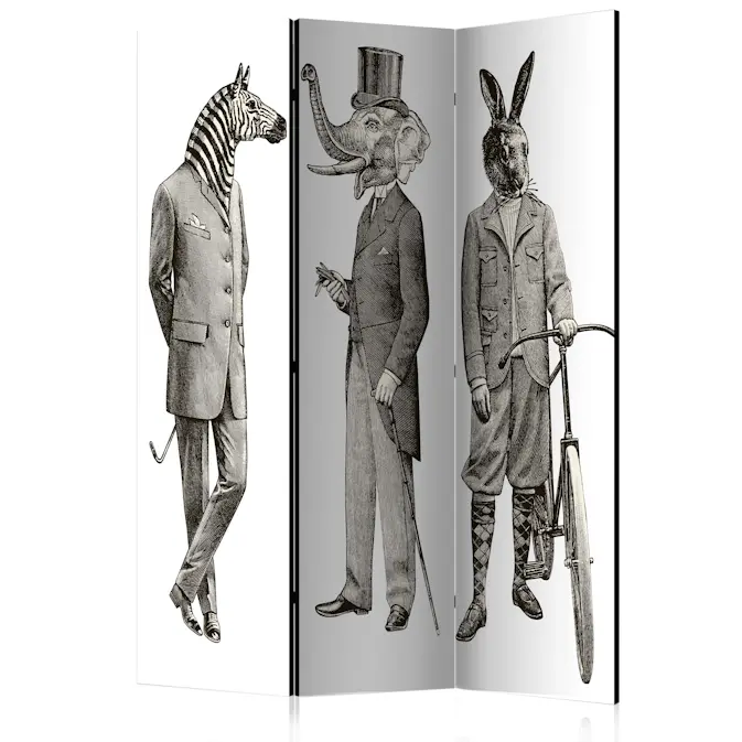 Rumsavdelare Skärmvägg Arkiio Elegant Zoo 135x172 cm