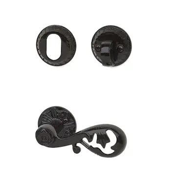 Ytterdörrhandtag Habo A4472 Kombi Brunoxid