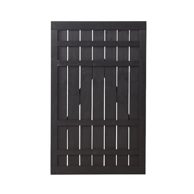 Skärmgrind PLUS Rustik 100x158 cm Svart