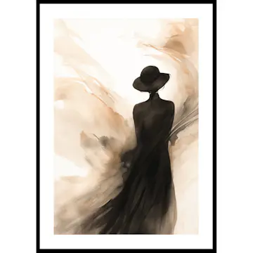 Poster Gallerix Silhouette Of A Woman No2