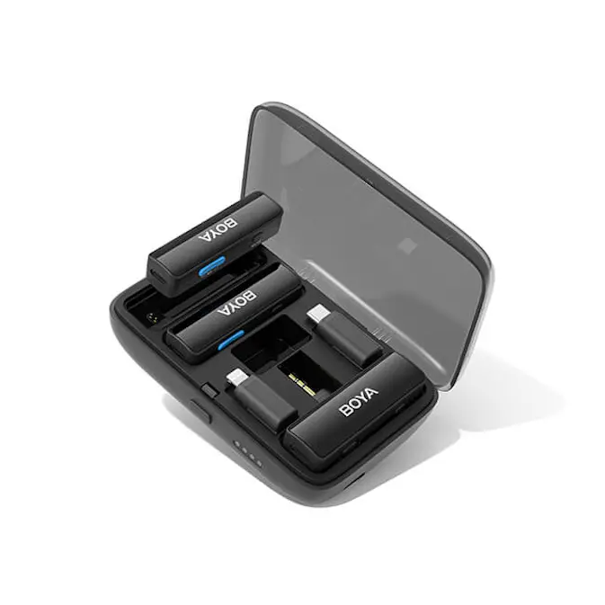 Mikrofonsystem BOYA Trådlöst Boyalink X2, 3.5mm, Lightning & USB-C