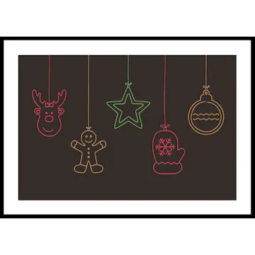Poster Gallerix Kids Christmas Decorations
