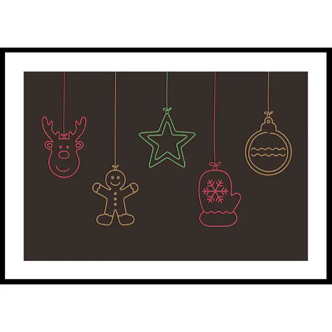 Poster Gallerix Kids Christmas Decorations