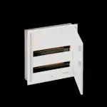 Plåtkapsling Hager Delta med Dörr för Infällnad i Tunnvägg