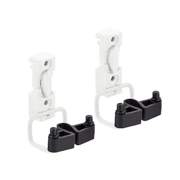 Redskapshållare Elfa Classic Liten Hållare för Förvaringslist 2-pack