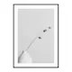 Poster Gallerix Dried Flower White Vase