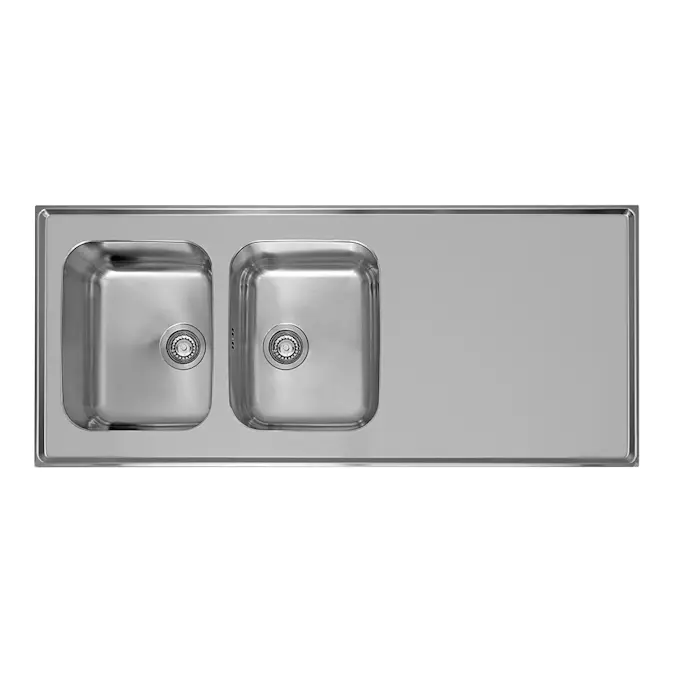 Heltäckande Diskbänk Franke De Luxe H 12/14 Vändbar