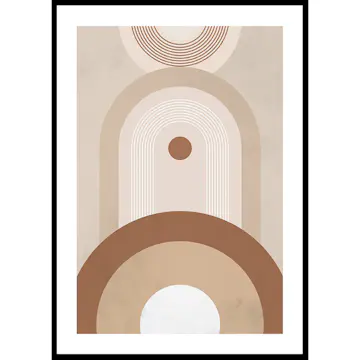 Poster Gallerix Geometric Shapes No2
