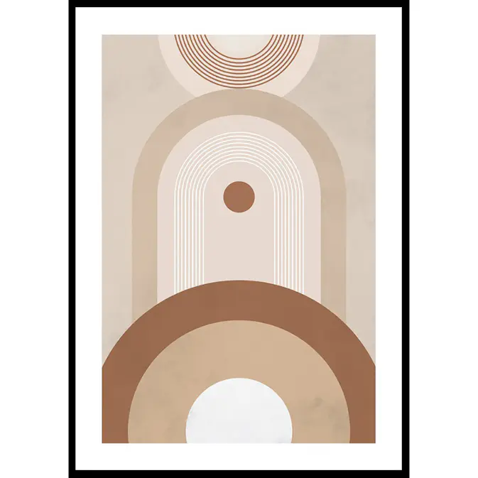 Poster Gallerix Geometric Shapes No2