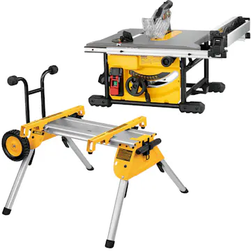 Bordcirkelsåg Dewalt DWE7485RS-QS 230V med Arbetsbord