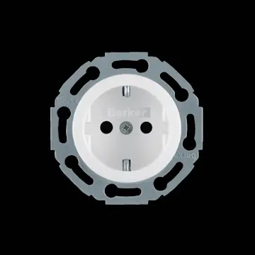 Vägguttag Hager 1-vägs Insats med Klor 16 A Snabbanslutning Serie 1930