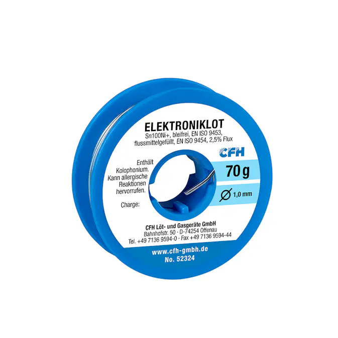 Lödtråd CFH Electronic EL 322 lead-free 200g