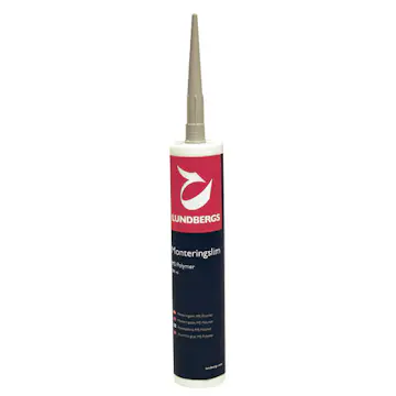 Trapprenovering Lundbergs Montagelim MS Polymer Grå 290 ml