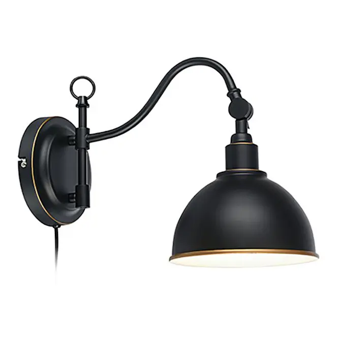 Vägglampa Markslöjd Ekelund Svartbrun