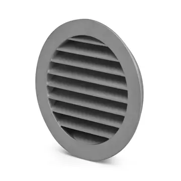 Ytterväggsgaller Fresh Gjuten Aluminium Rund