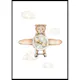 Poster Gallerix Teddy Bear In Airplane