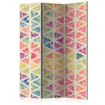 Rumsavdelare Skärmvägg Arkiio Letters Nad Triangles 135x172 cm