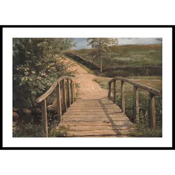 Poster Gallerix Broen Over Kirkegårdsåen I Assens By Dankvart Dreyer