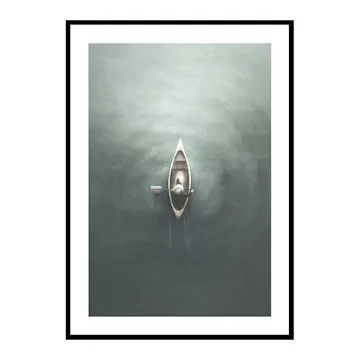 Poster Gallerix Aerial Canoe
