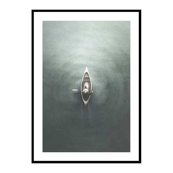 Poster Gallerix Aerial Canoe