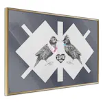 Poster Artgeist Affisch Couple of Starlings