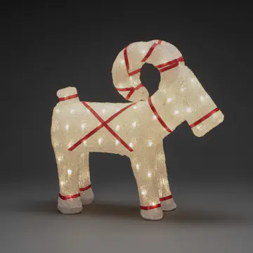 Dekorationsbelysning Gnosjö Konstsmide Julbock 48 cm 96 Led