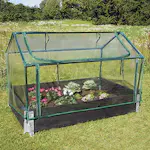 Drivbänk Ryom Drivhus för Pallkrage med Stark PVC-Duk & Stålram