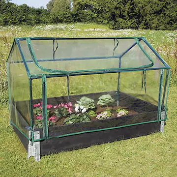 Drivbänk Ryom Drivhus för Pallkrage med Stark PVC-Duk & Stålram