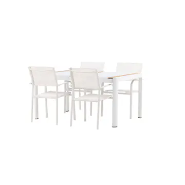 Matgrupp Venture Home Togo med 4 Santorini stolar