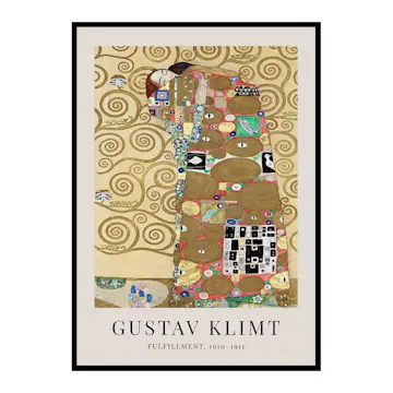 Poster Gallerix Fulfillment By Gustav Klimt