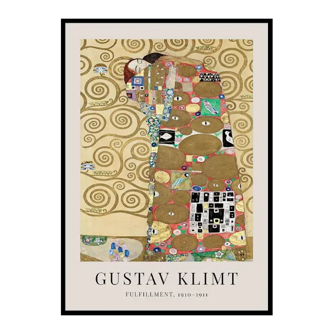 Poster Gallerix Fulfillment By Gustav Klimt