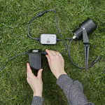 Trädgårdsspot Markslöjd Garden 24 Ljussensor & Timer för Utebelysning