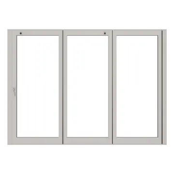 Vikdörrar NorDan HelAlu 3-Delad 3-Glas
